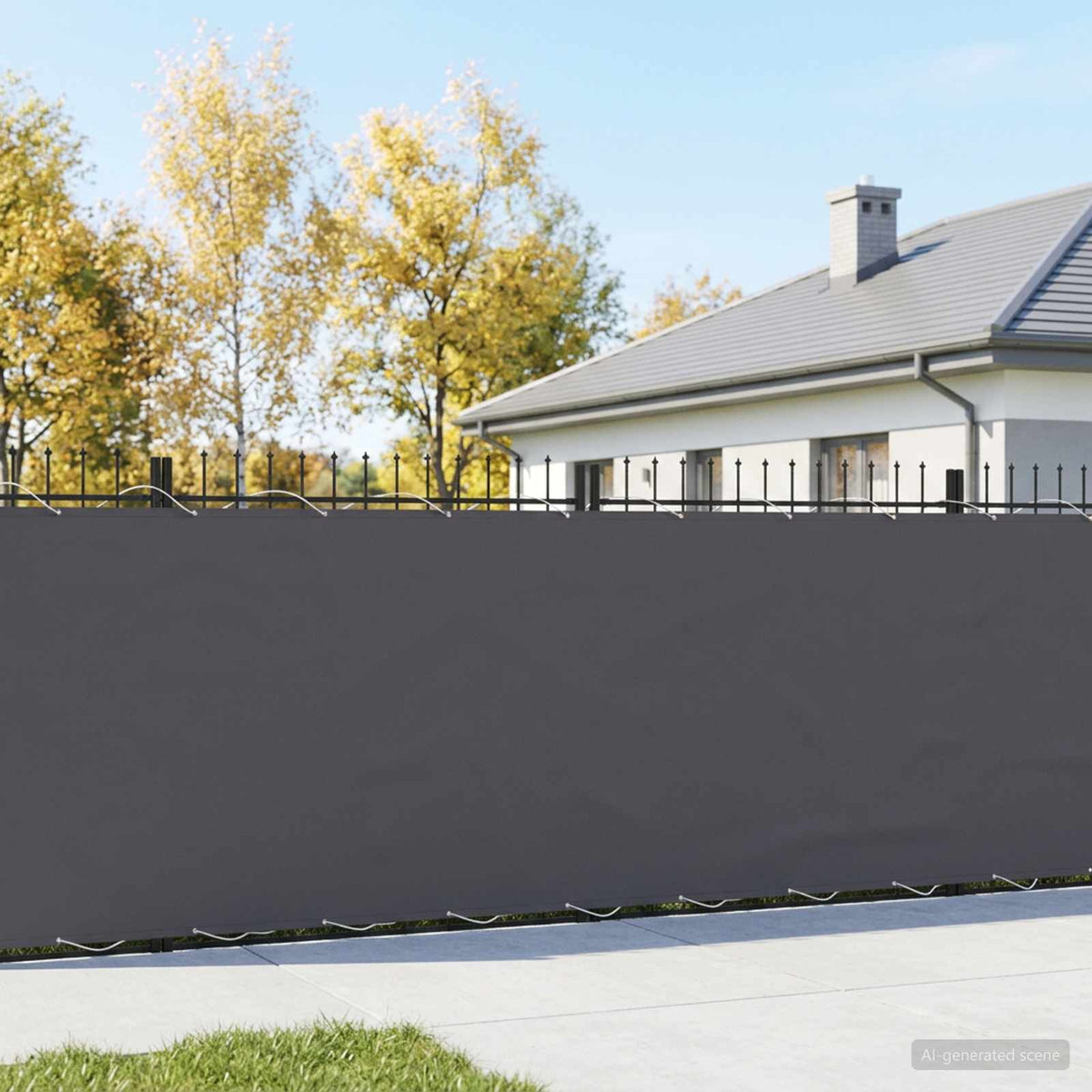 Balkon Privacy Scherm 200 x 500 cm Stof met PU-coating is nu te koop bij PeponiXL, paradijselijk wonen!