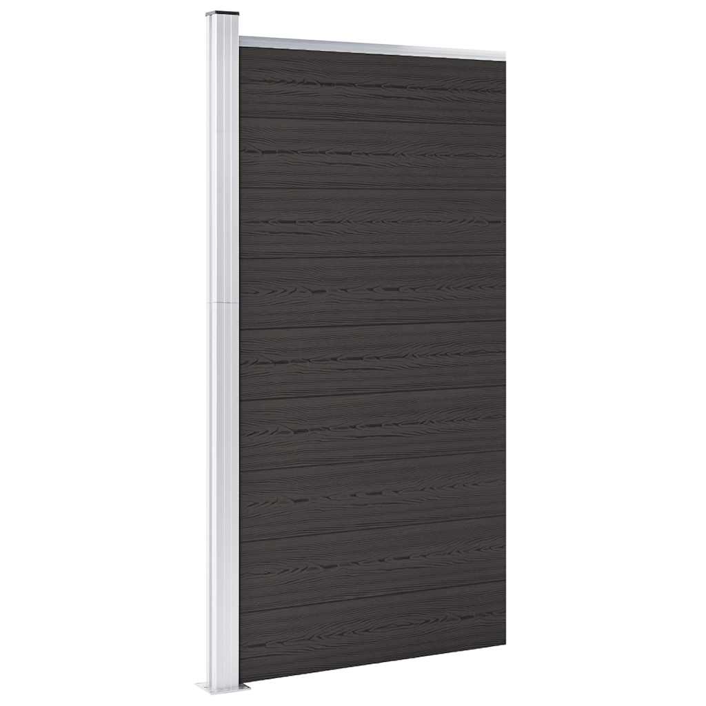 Schuttingpaneel 95x186 cm HKC zwart is nu te koop bij PeponiXL, paradijselijk wonen!