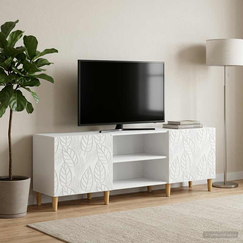 TV-kast 150 x 31 x 50 cm Wit Bewerkt hout is nu te koop bij PeponiXL, paradijselijk wonen!