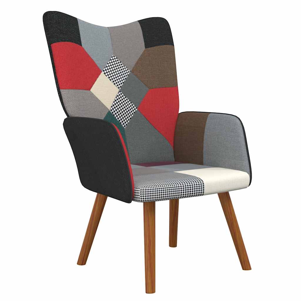 Relaxstoel patchwork stof is nu te koop bij PeponiXL, paradijselijk wonen!