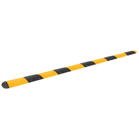 Verkeersdrempel 517x32,5x4 cm rubber geel en zwart is nu te koop bij PeponiXL, paradijselijk wonen!