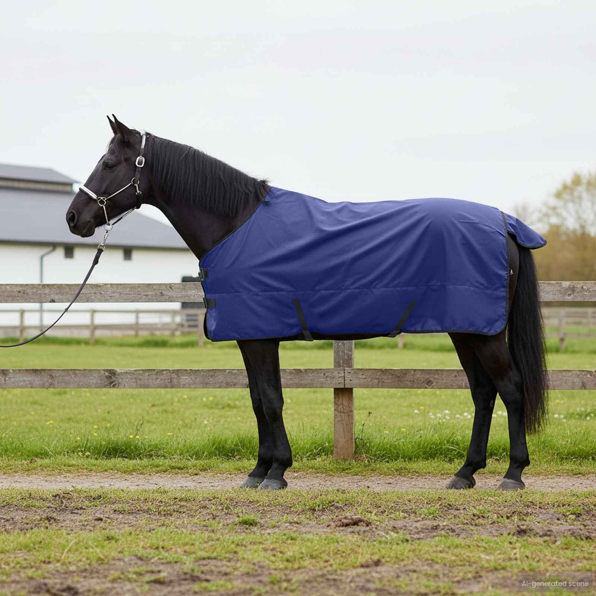 Paardendeken Donkergroen en Zwart 125 cm Polyester is nu te koop bij PeponiXL, paradijselijk wonen!