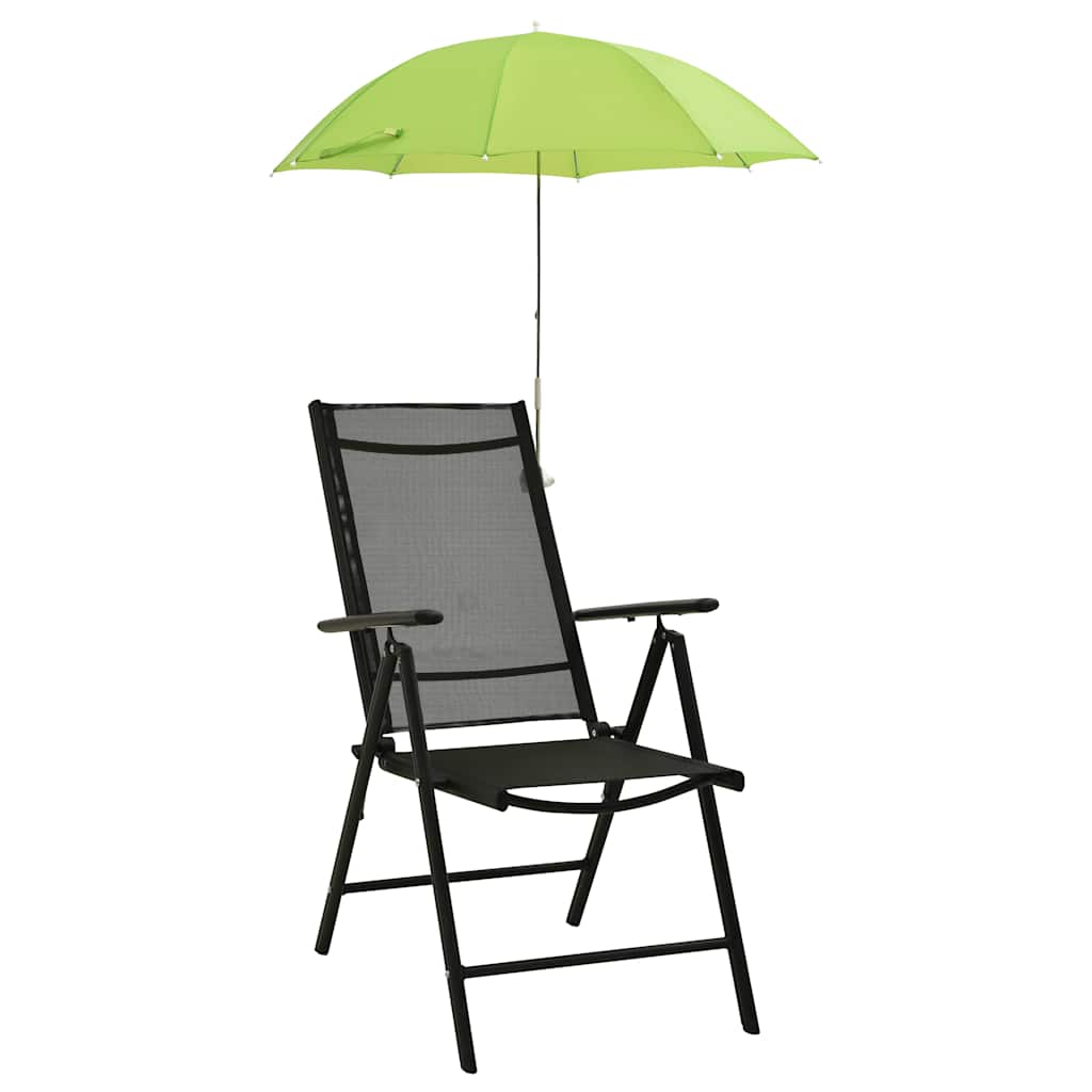 Campingstoelparasols 2 st 105 cm groen is nu te koop bij PeponiXL, paradijselijk wonen!