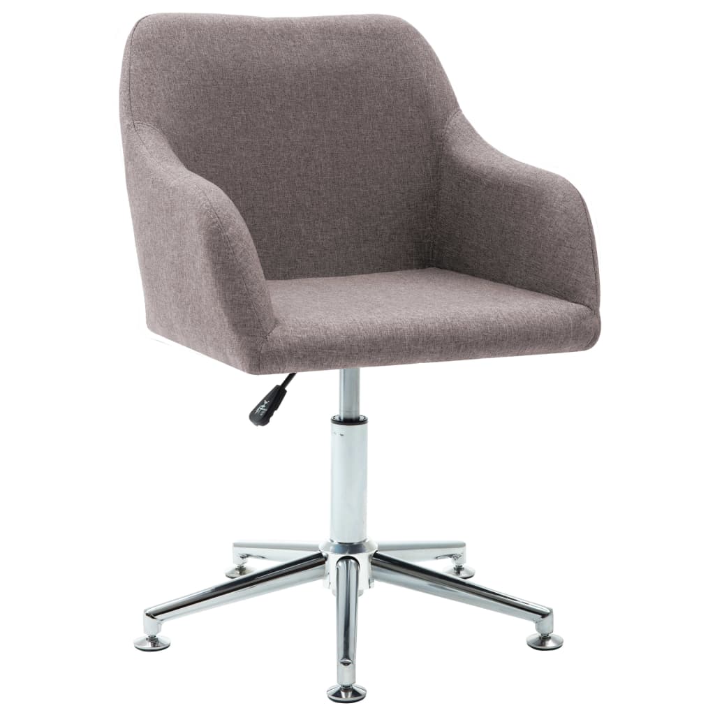 Eetkamerstoel draaibaar stof taupe is nu te koop bij PeponiXL, paradijselijk wonen!