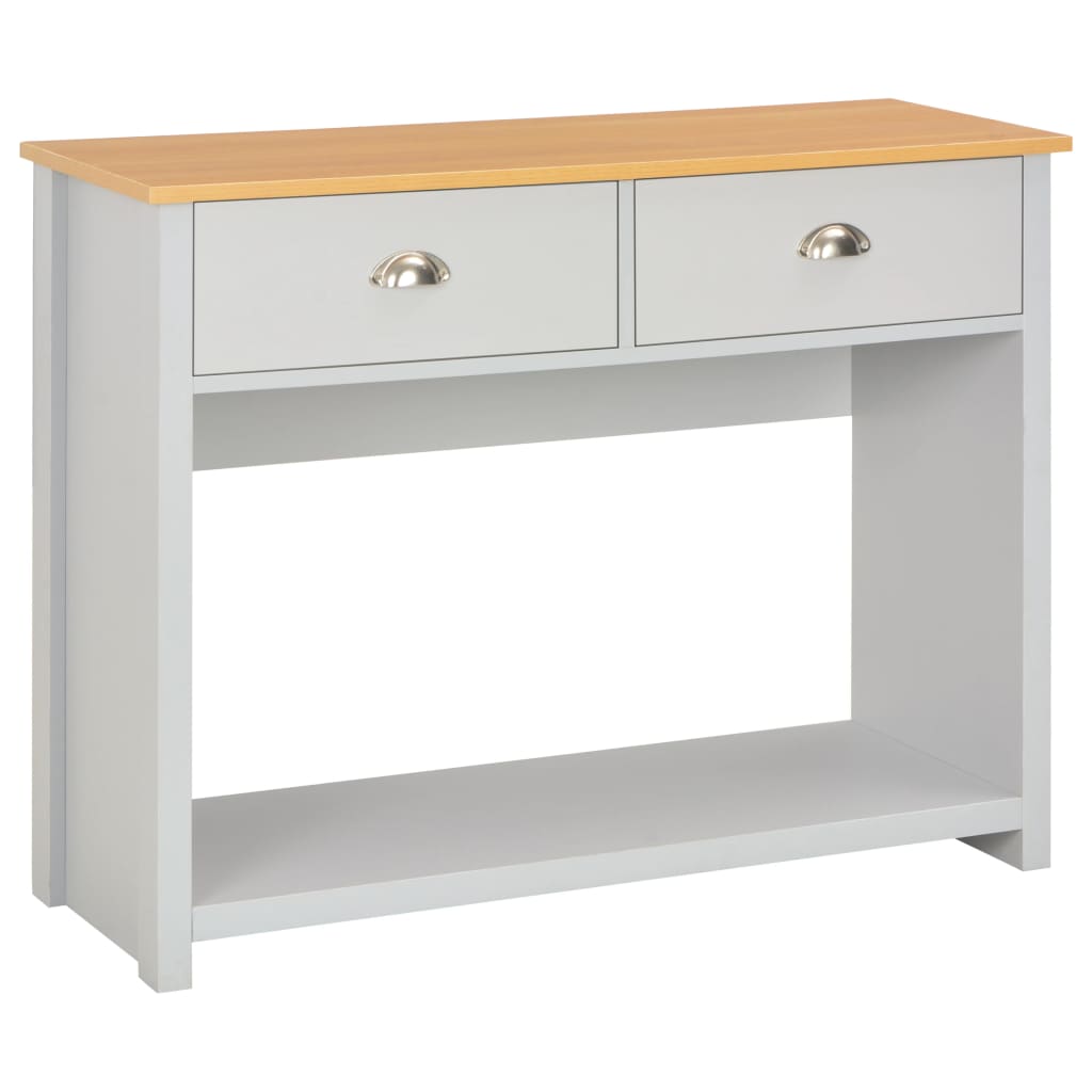 Wandtafel 97x35x76 cm grijs is nu te koop bij PeponiXL, paradijselijk wonen!