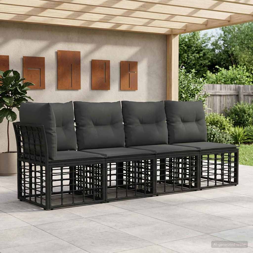 4-Zits Tuin Sofa met Linker Arm 4 pcs 4-Aantal zitplaatsen is nu te koop bij PeponiXL, paradijselijk wonen!