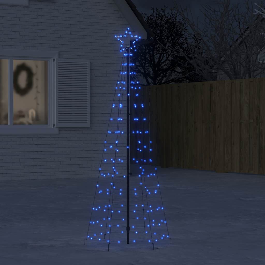 LED-kerstboom met spikes 220 LEDs 180 cm blauw is nu te koop bij PeponiXL, paradijselijk wonen!