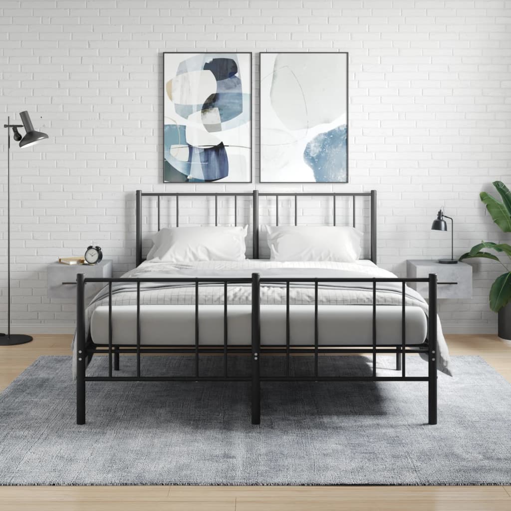 Nachtkastjes 2 st wandgemonteerd 35x35x20 cm betongrijs is nu te koop bij PeponiXL, paradijselijk wonen!