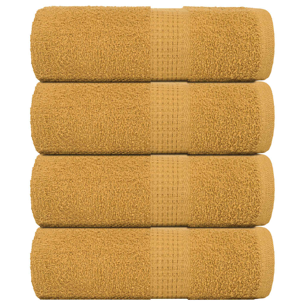 Gastendoekjes FROGN 4 st 30x50 cm 360 g/m² goud is nu te koop bij PeponiXL, paradijselijk wonen!