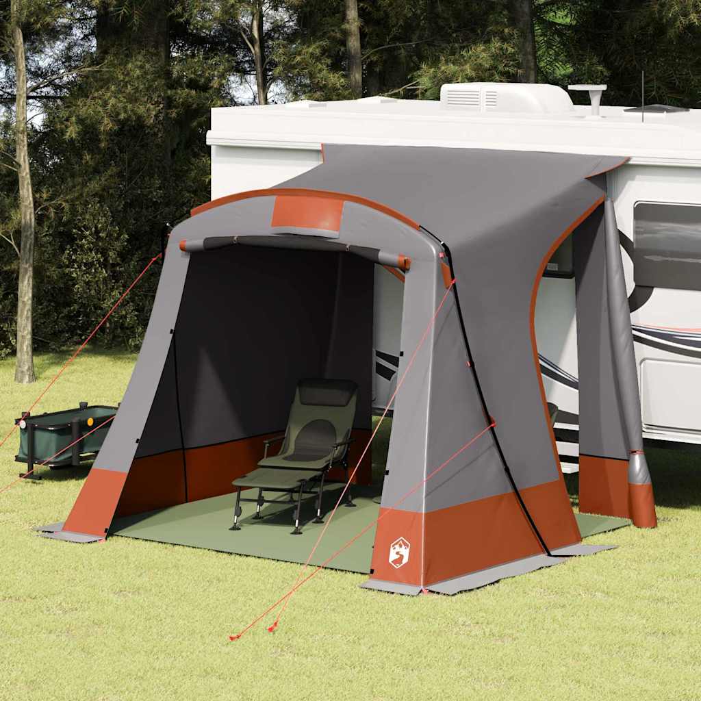 Achterkleptent met dak Grijs en Oranje 285 x 255 x 245 cm taft is nu te koop bij PeponiXL, paradijselijk wonen!