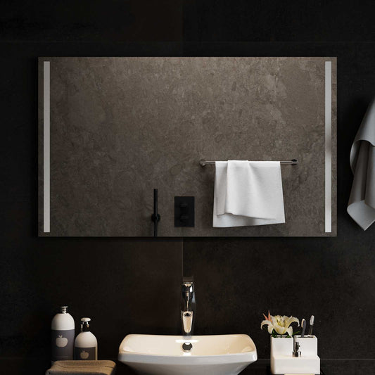 LED Badkamer Spiegel Transparant 100 x 60 cm gehard glas is nu te koop bij PeponiXL, paradijselijk wonen!