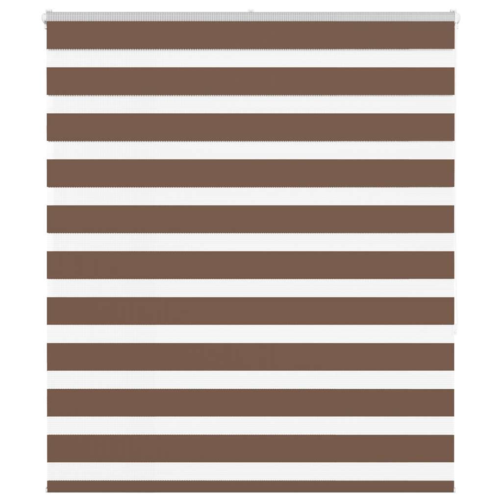 Zebra rolgordijn 130x150 cm stofbreedte 125,9cm polyester bruin is nu te koop bij PeponiXL, paradijselijk wonen!