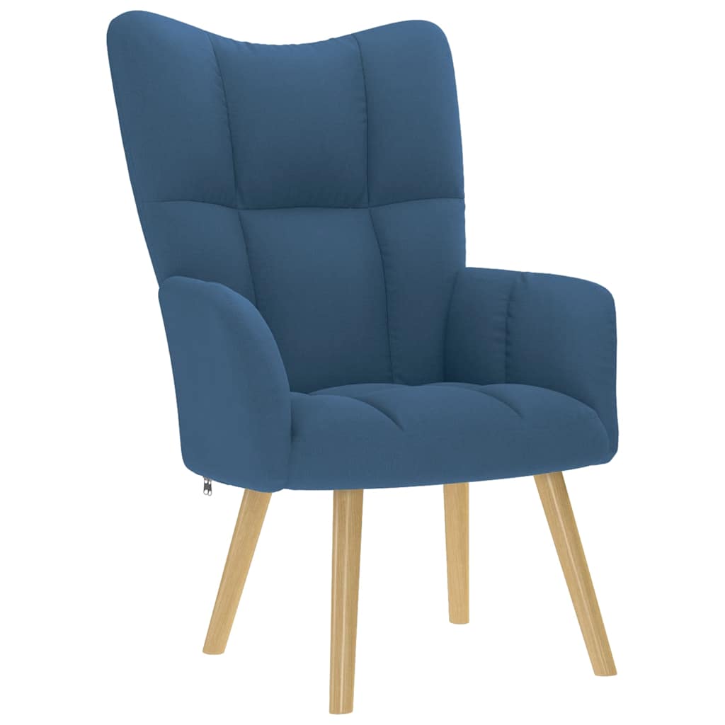Relaxstoel stof blauw is nu te koop bij PeponiXL, paradijselijk wonen!