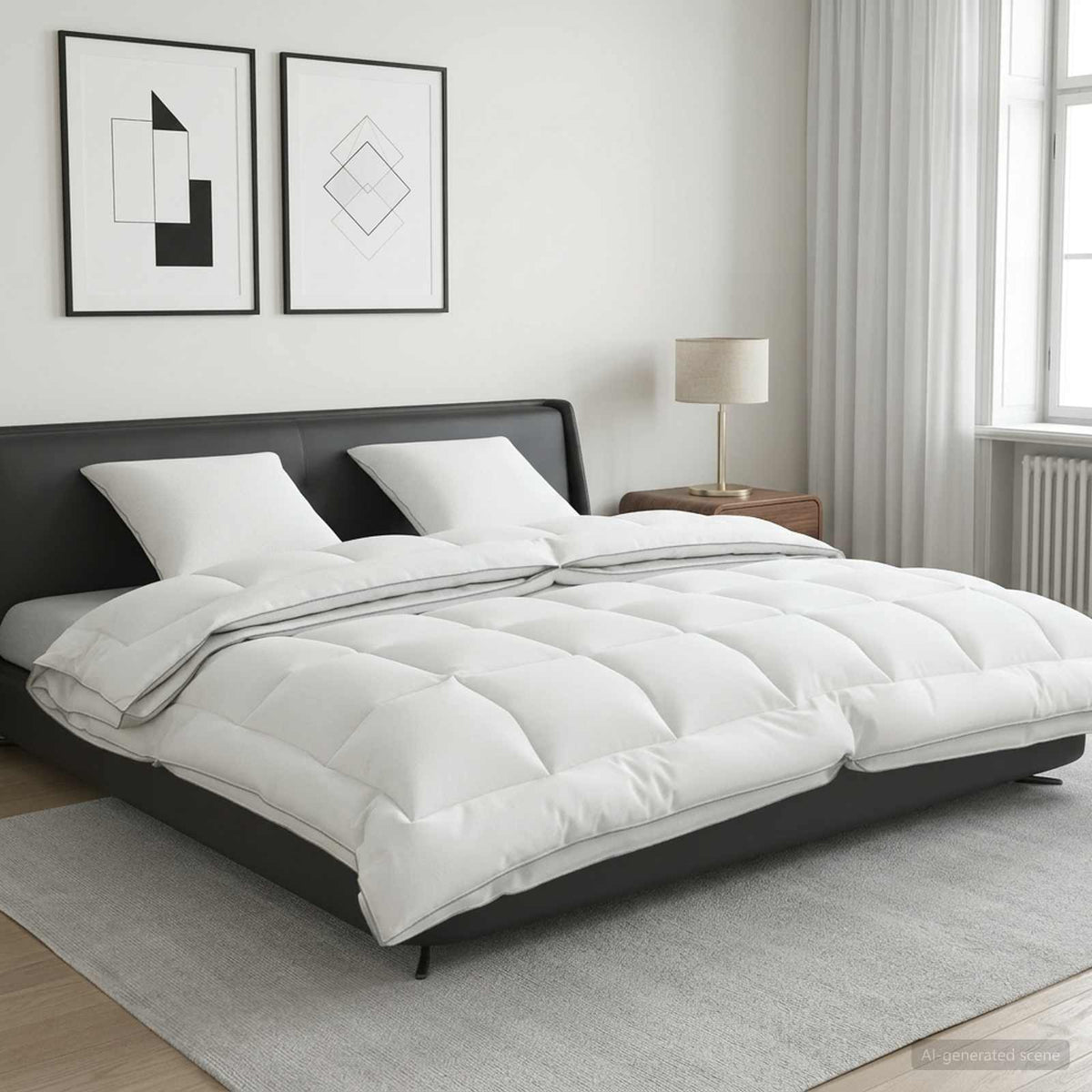 Dekbed en Kussen Set 3 st 200x220 cm 4 seizoenen 200+300 GSM is nu te koop bij PeponiXL, paradijselijk wonen!