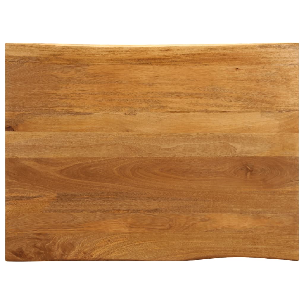 Tafelblad met natuurlijke rand 110x80x3,8 cm massief mangohout is nu te koop bij PeponiXL, paradijselijk wonen!
