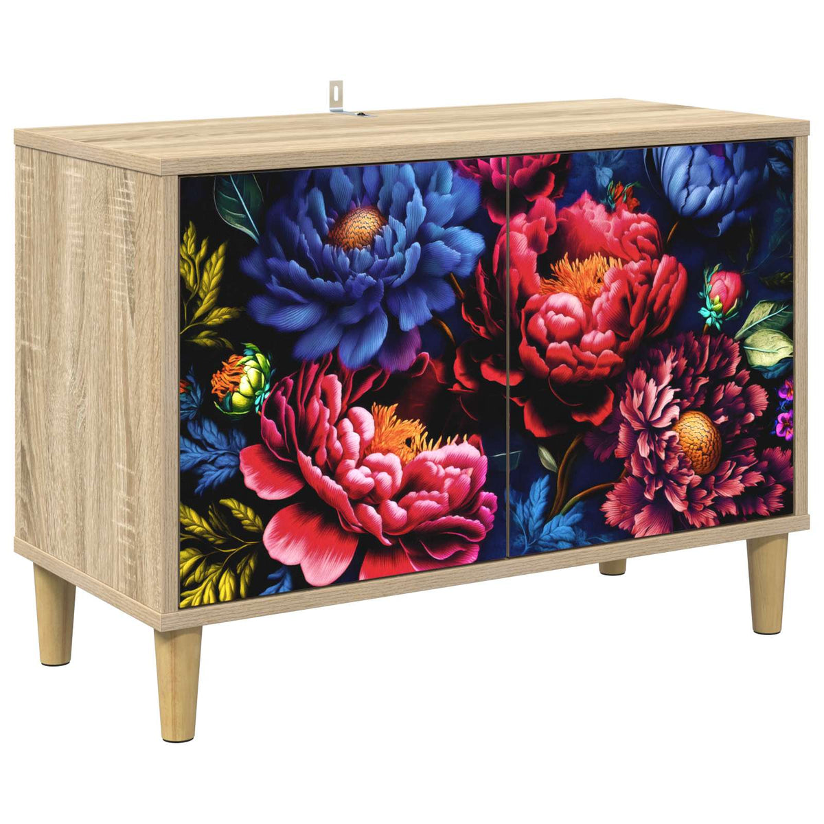 Tv-meubel KIEL 69 x 33 x 50 cm Sonoma Bewerkt hout is nu te koop bij PeponiXL, paradijselijk wonen!