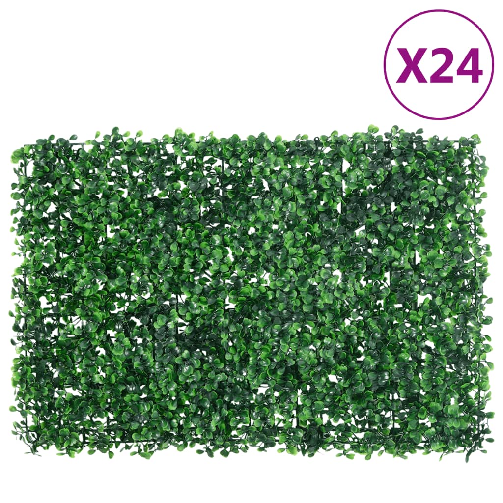 Hek met kunstheester 24 st 40x60 cm groen is nu te koop bij PeponiXL, paradijselijk wonen!