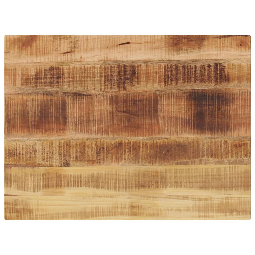 Tafelblad rechthoekig 90x50x3,8 cm massief ruw mangohout is nu te koop bij PeponiXL, paradijselijk wonen!