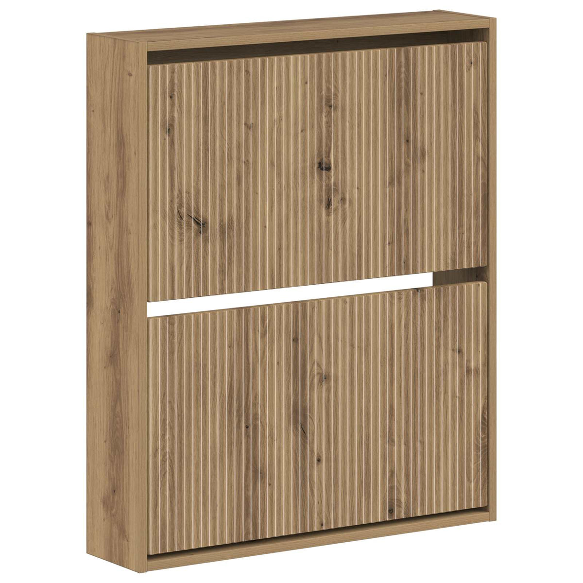 Wandgemonteerde Schoenkast ARNHEM 71 x 17 x 86 cm Bewerkt hout is nu te koop bij PeponiXL, paradijselijk wonen!