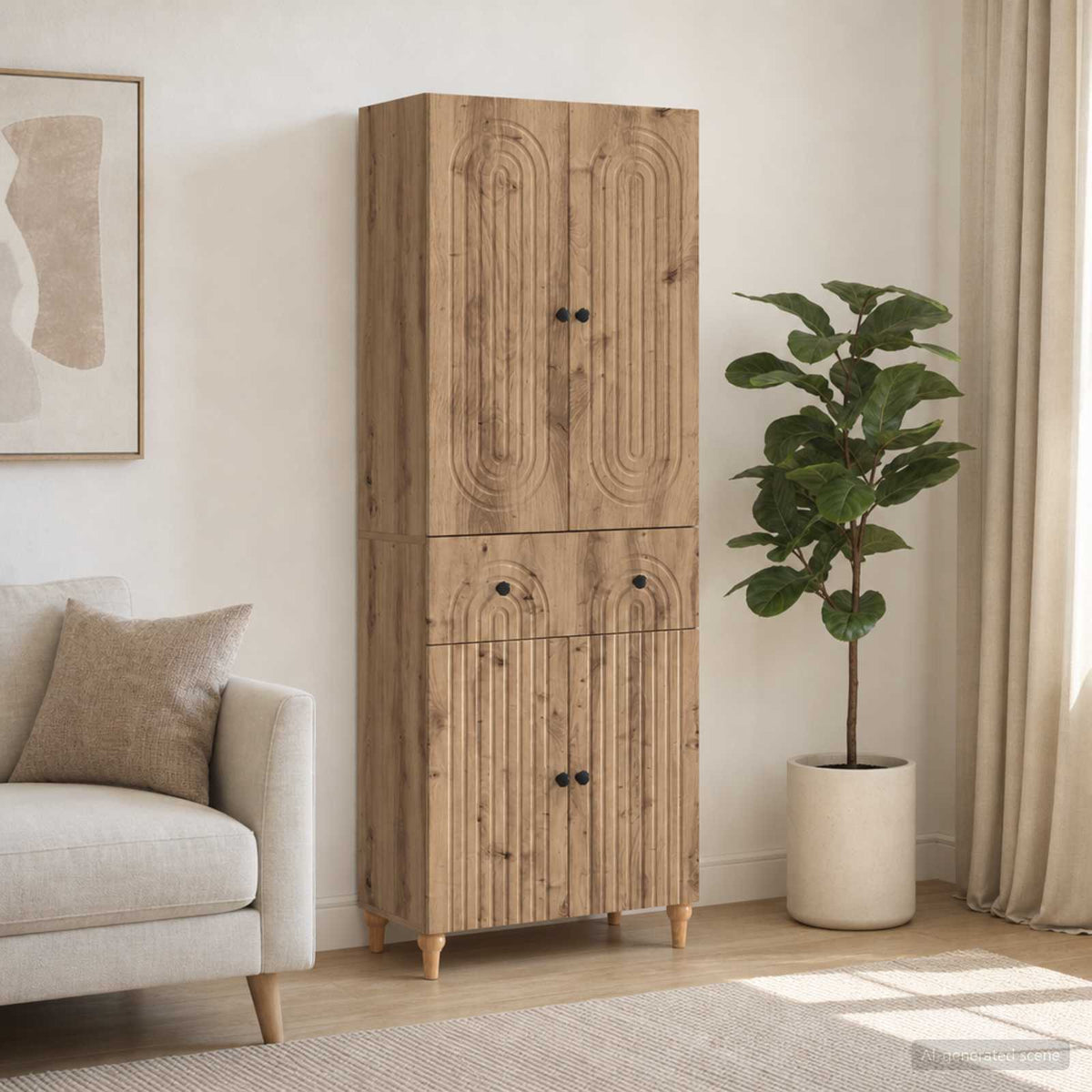Kastenset 2 st Bewerkt hout is nu te koop bij PeponiXL, paradijselijk wonen!