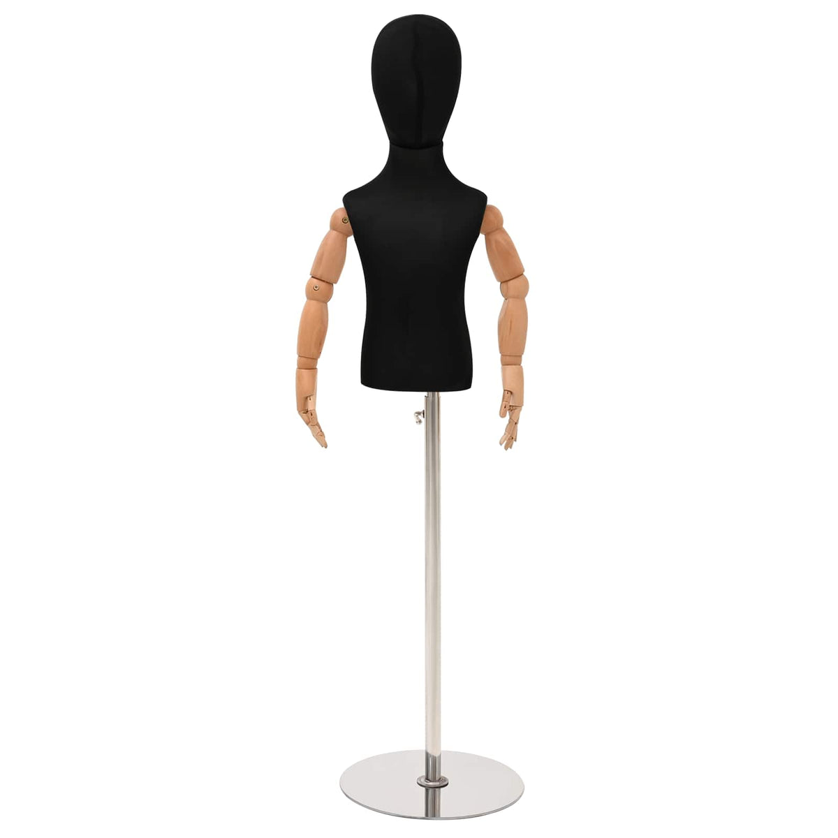 Verstelbare 120-157 cm Mannequin met Basis Uniseks PP Zwart is nu te koop bij PeponiXL, paradijselijk wonen!