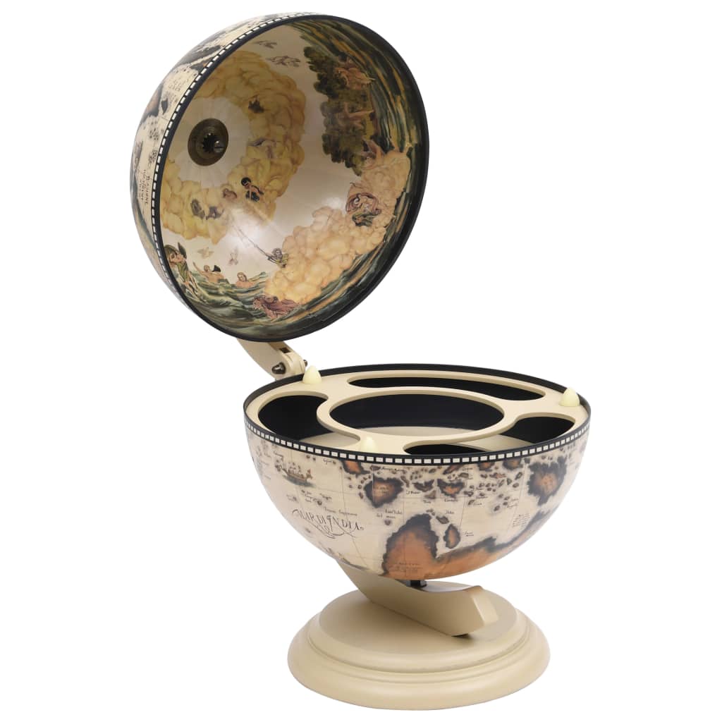 Globebar tafelmodel eucalyptushout wit is nu te koop bij PeponiXL, paradijselijk wonen!