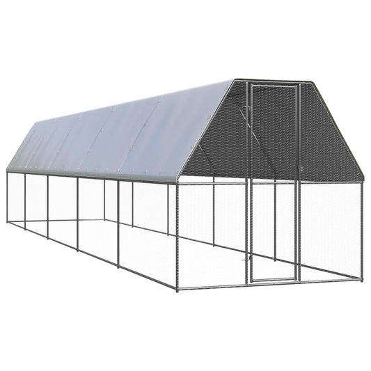 Buitenhok voor kippen 2x10x2 m gegalvaniseerd staal is nu te koop bij PeponiXL, paradijselijk wonen!