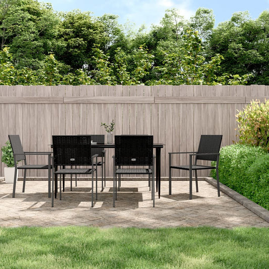 7-delige Tuinset poly rattan en staal is nu te koop bij PeponiXL, paradijselijk wonen!