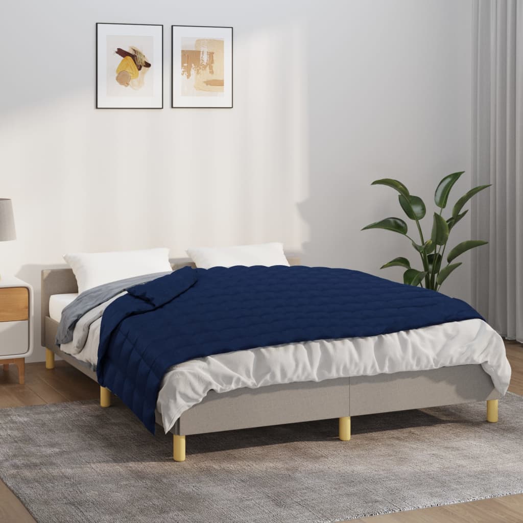 Verzwaringsdeken 122x183 cm 5 kg stof blauw is nu te koop bij PeponiXL, paradijselijk wonen!