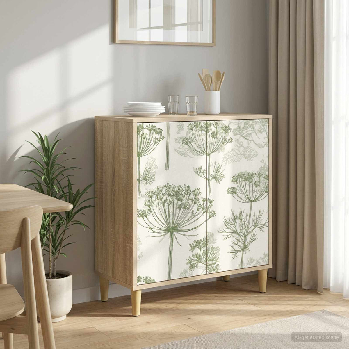 Dressoir GOTHA Sonoma 69 x 33 x 75 cm Bewerkt hout is nu te koop bij PeponiXL, paradijselijk wonen!