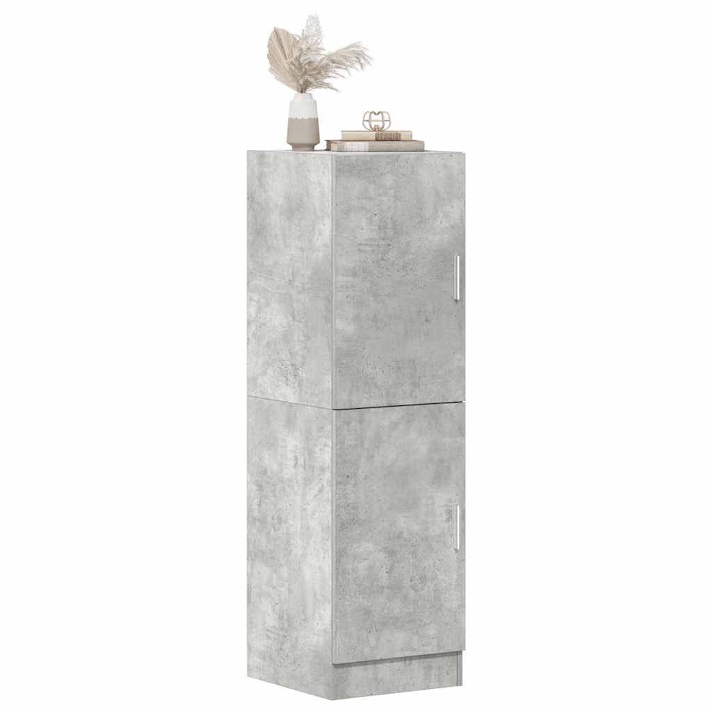 Keukenkast 38x41,5x131,5 cm bewerkt hout betongrijs is nu te koop bij PeponiXL, paradijselijk wonen!