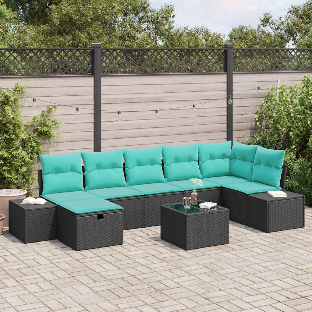 Bankstel 5 st poly rattan is nu te koop bij PeponiXL, paradijselijk wonen!