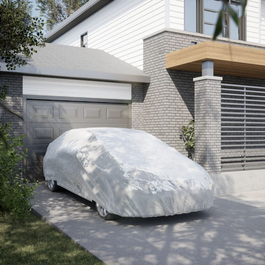 Autohoes voor sedan met gespriemen L volledig zilverkleurig is nu te koop bij PeponiXL, paradijselijk wonen!