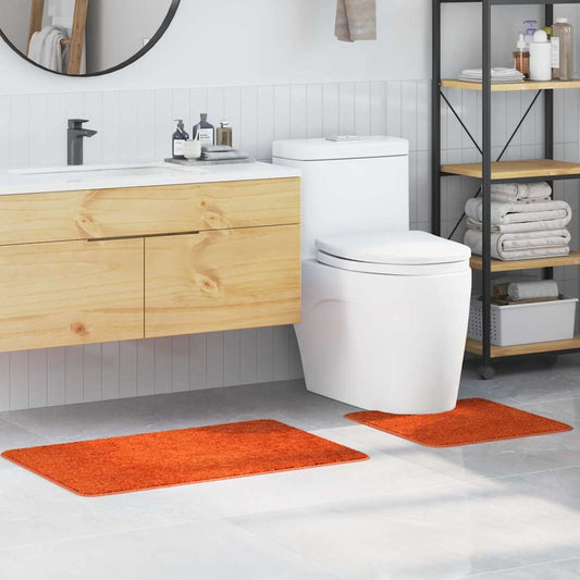Antislip Badmat Set 2 pcs Oranje PP is nu te koop bij PeponiXL, paradijselijk wonen!