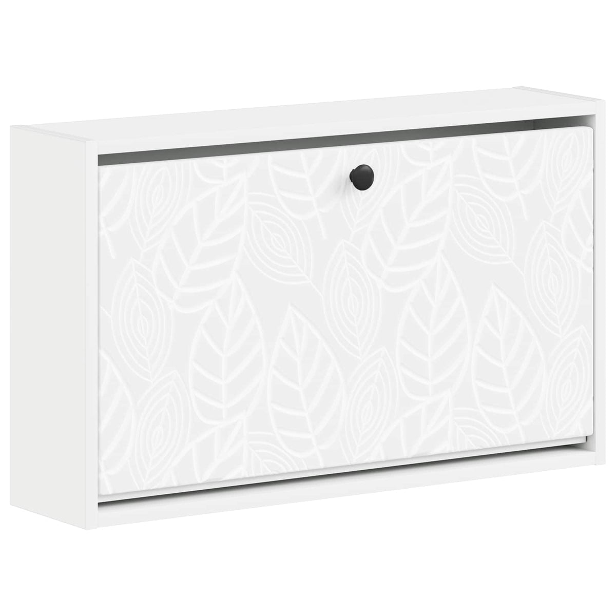 Wandgemonteerde Schoenkast DELFT 71 x 17 x 43 cm Bewerkt hout is nu te koop bij PeponiXL, paradijselijk wonen!