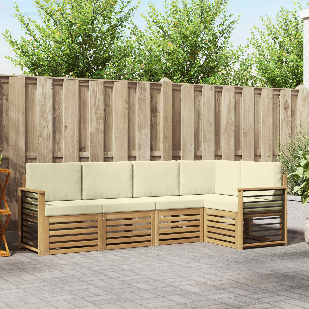 Sofa-Sets Massief Acaciahout is nu te koop bij PeponiXL, paradijselijk wonen!