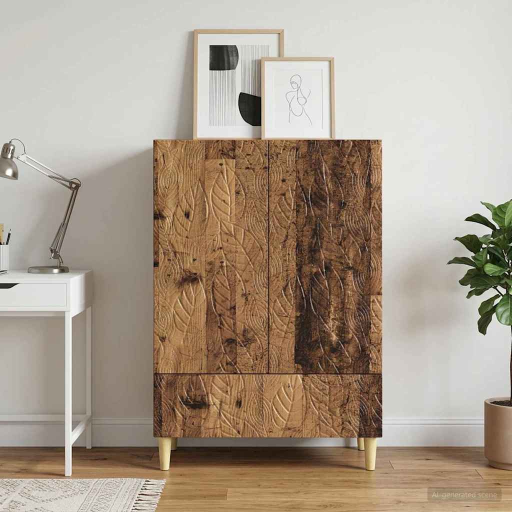 Dressoir Oud hout 66 x 34,5 x 95 cm Bewerkt hout is nu te koop bij PeponiXL, paradijselijk wonen!