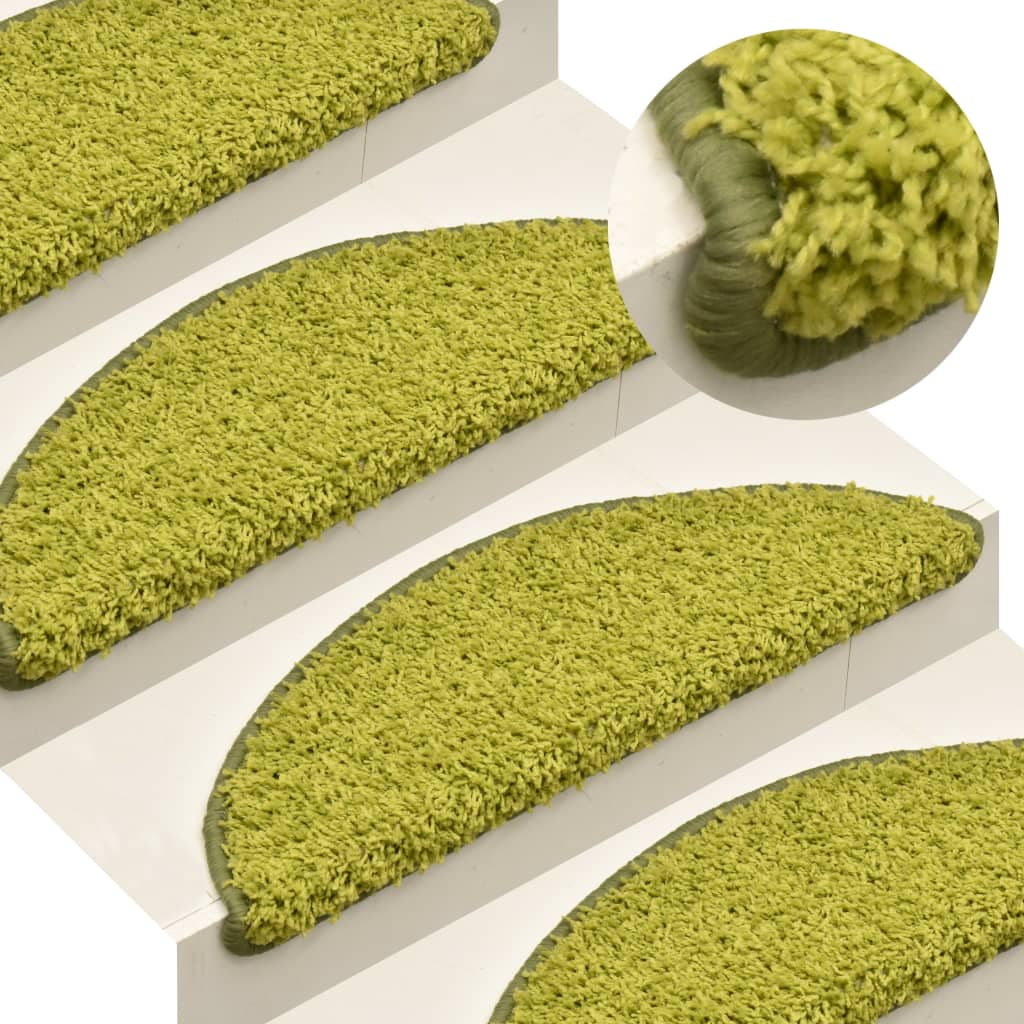 Trapmatten 15 st 65x21x4 cm Groen Halfrond Groot is nu te koop bij PeponiXL, paradijselijk wonen!