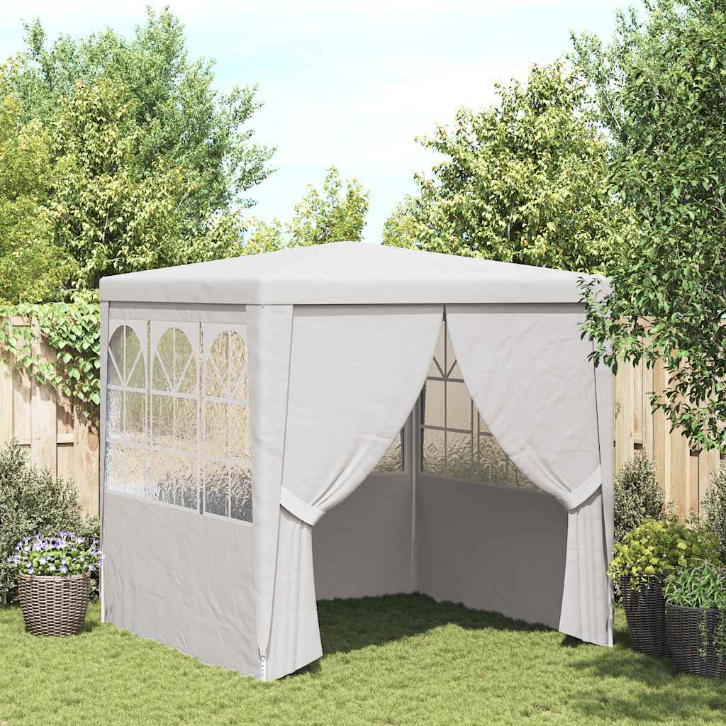 Partytent met zijwanden professioneel 90 g/m² 2x2 m wit is nu te koop bij PeponiXL, paradijselijk wonen!