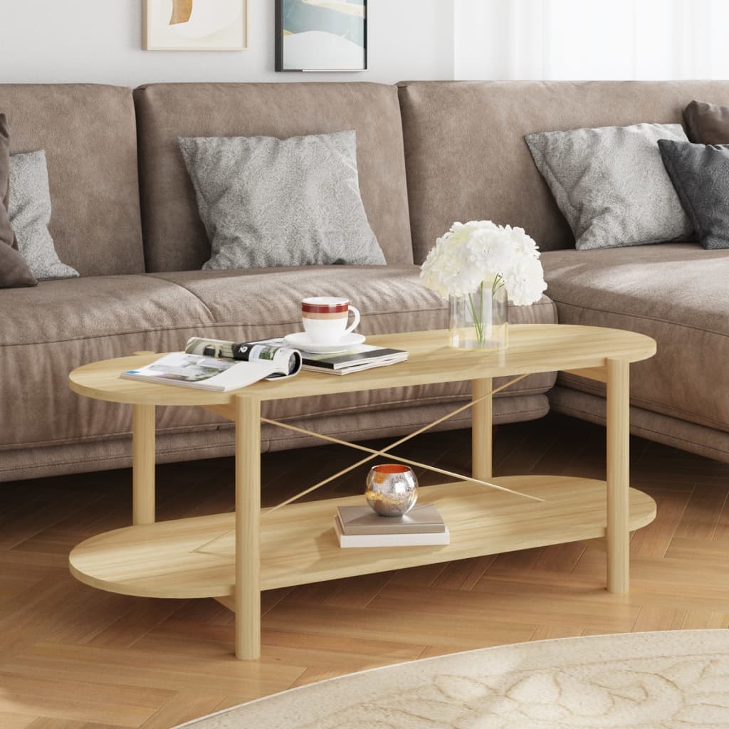 Salontafel 110x48x40 cm bewerkt hout is nu te koop bij PeponiXL, paradijselijk wonen!