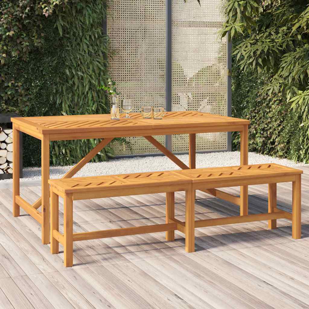 Tuintafel 150x90x74 cm massief acaciahout is nu te koop bij PeponiXL, paradijselijk wonen!
