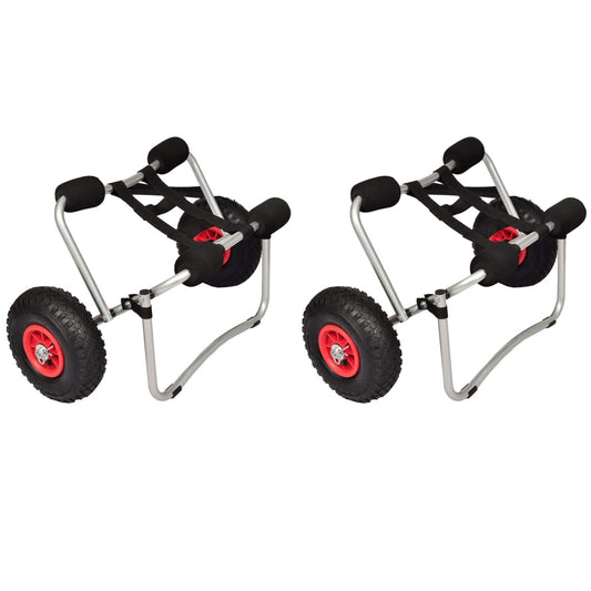 Kayaktrolleys 2 st aluminium is nu te koop bij PeponiXL, paradijselijk wonen!