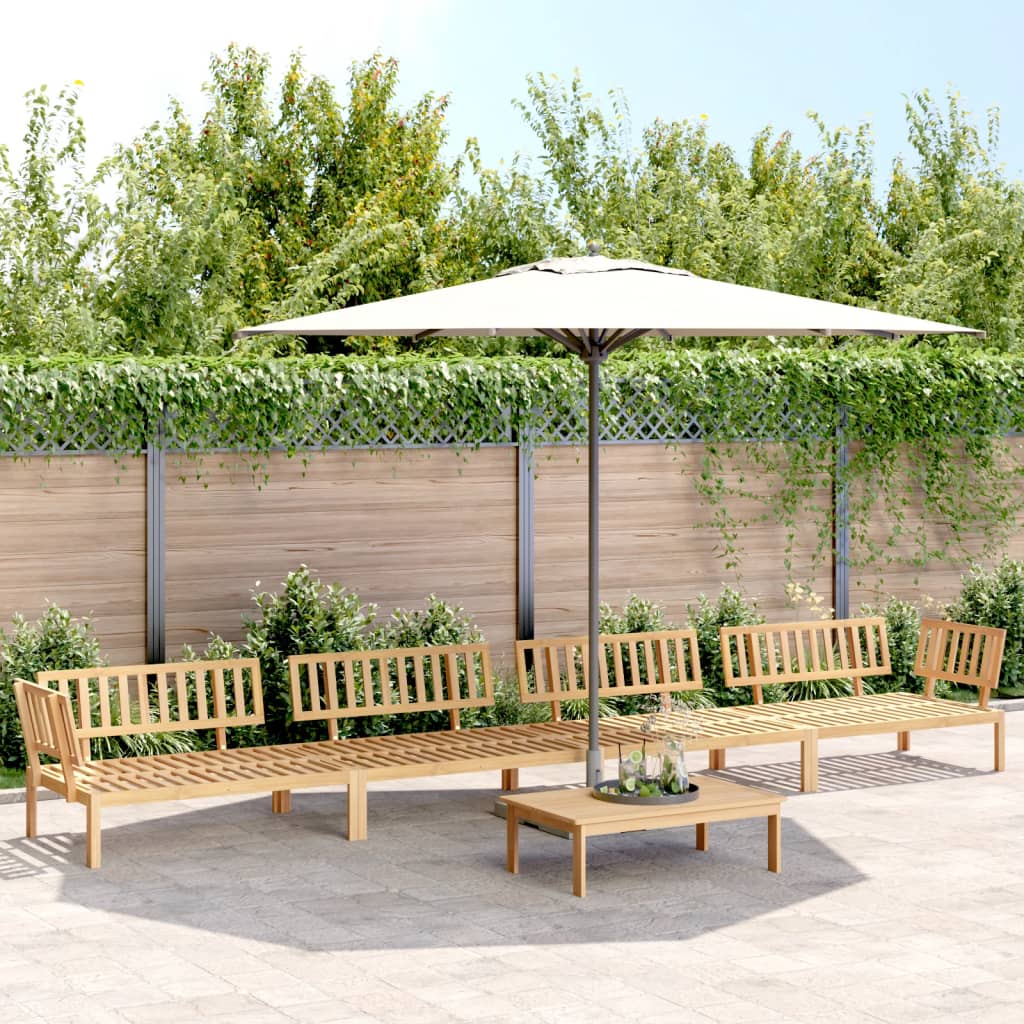 5-delige Loungeset pallet massief acaciahout is nu te koop bij PeponiXL, paradijselijk wonen!