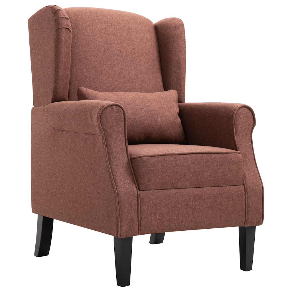 Fauteuil stof bruin is nu te koop bij PeponiXL, paradijselijk wonen!
