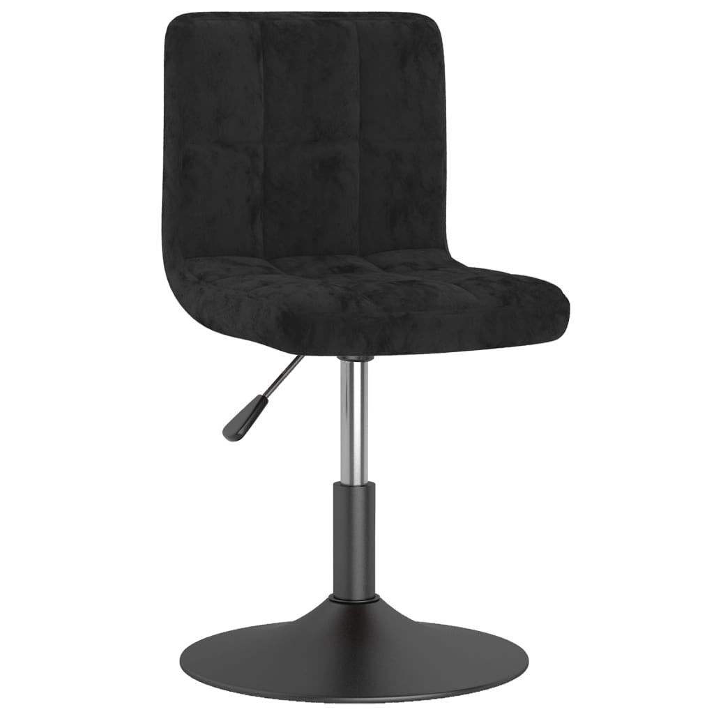 Eetkamerstoel draaibaar fluweel zwart is nu te koop bij PeponiXL, paradijselijk wonen!