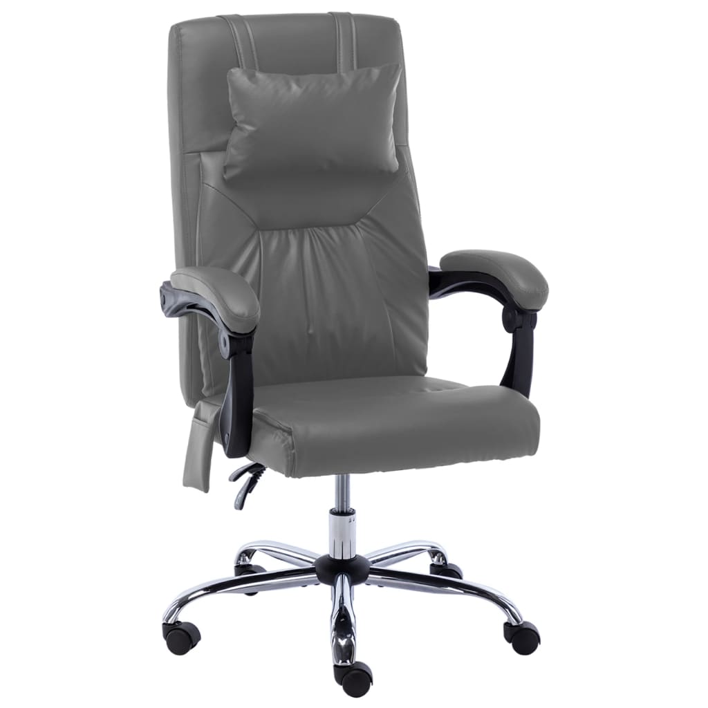 Massage kantoorstoel kunstleer antraciet is nu te koop bij PeponiXL, paradijselijk wonen!