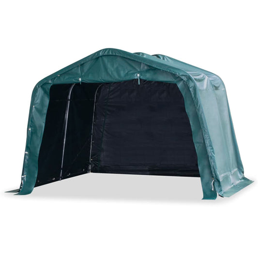 Veetent verwijderbaar 550 g/m² 3,3x3,2 m PVC donkergroen is nu te koop bij PeponiXL, paradijselijk wonen!