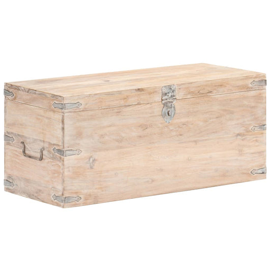 Kist 90x40x40 cm massief acaciahout is nu te koop bij PeponiXL, paradijselijk wonen!