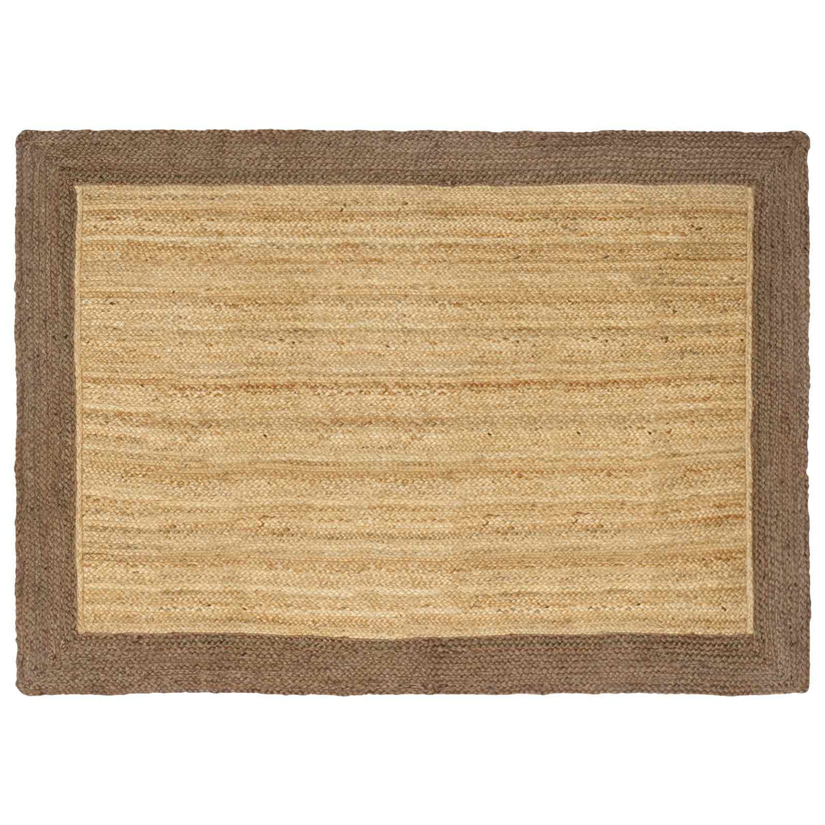 Vloerkleden Rechthoekig Natuurlijk en Grijs 140 x 200 cm Jute is nu te koop bij PeponiXL, paradijselijk wonen!