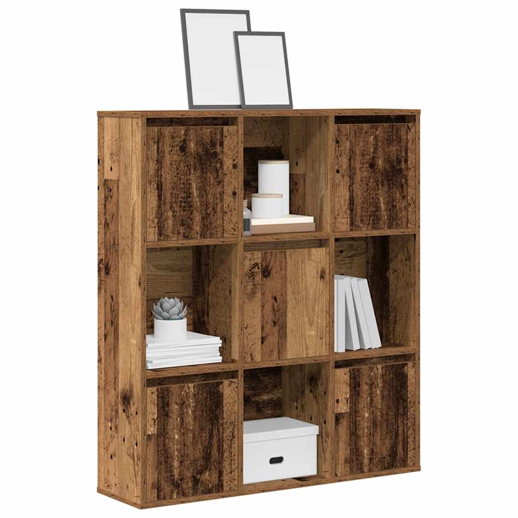 Boekenkast 89x24x101,5 cm bewerkt hout oud houtkleurig is nu te koop bij PeponiXL, paradijselijk wonen!